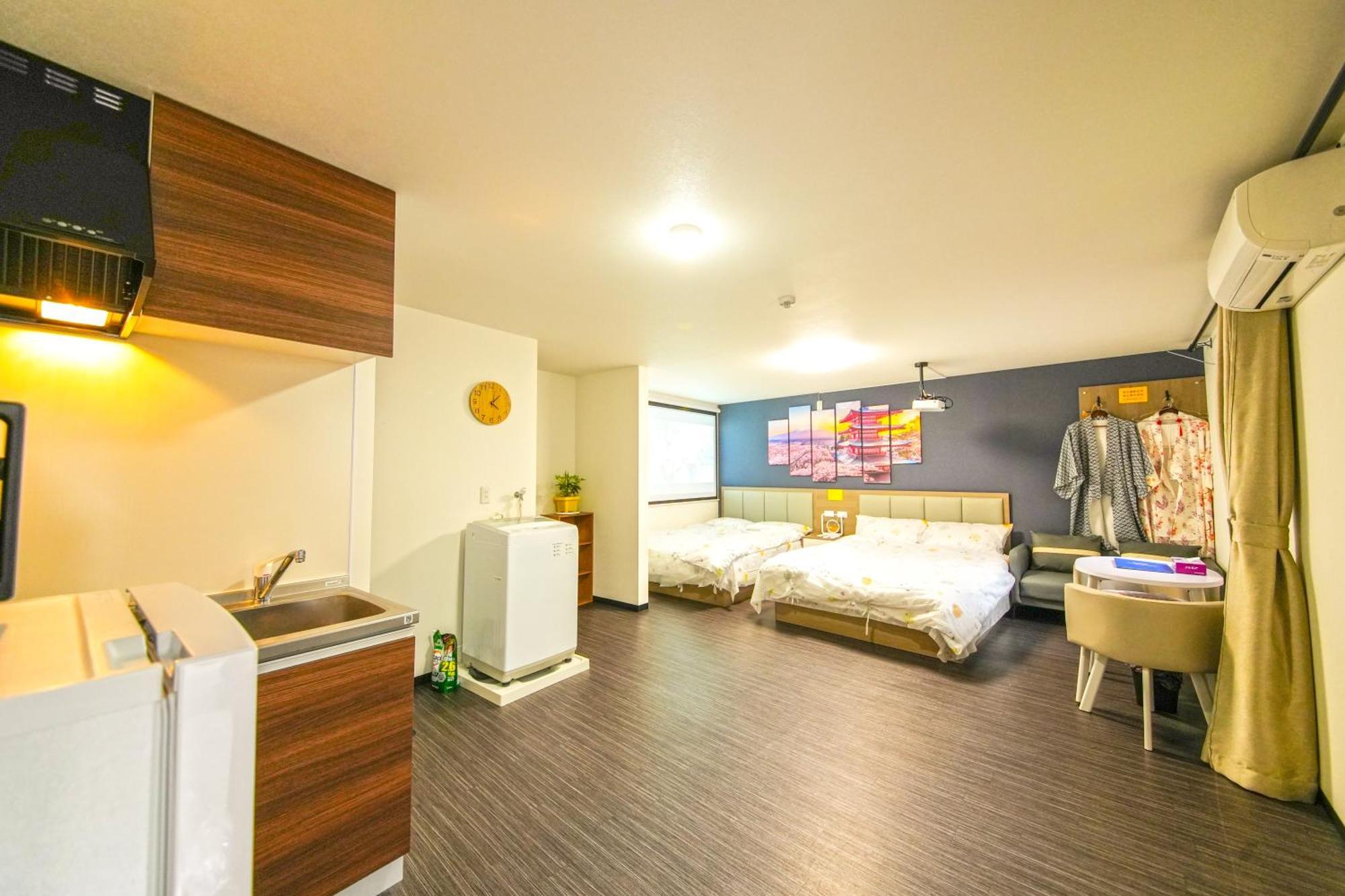 Appartement Blue House I大阪青の舍 I床品只使用一次 I步行8分钟内4站可达