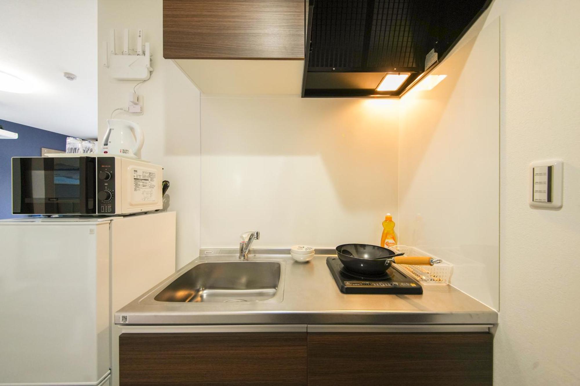 Blue House I大阪青の舍 I床品只使用一次 I步行8分钟内4站可达 Appartement