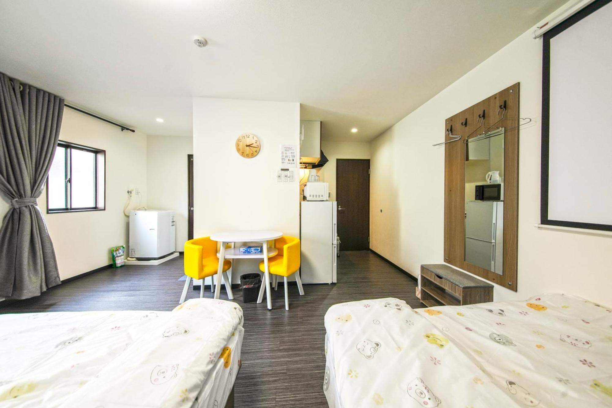 Blue House I大阪青の舍 I床品只使用一次 I步行8分钟内4站可达 Appartement