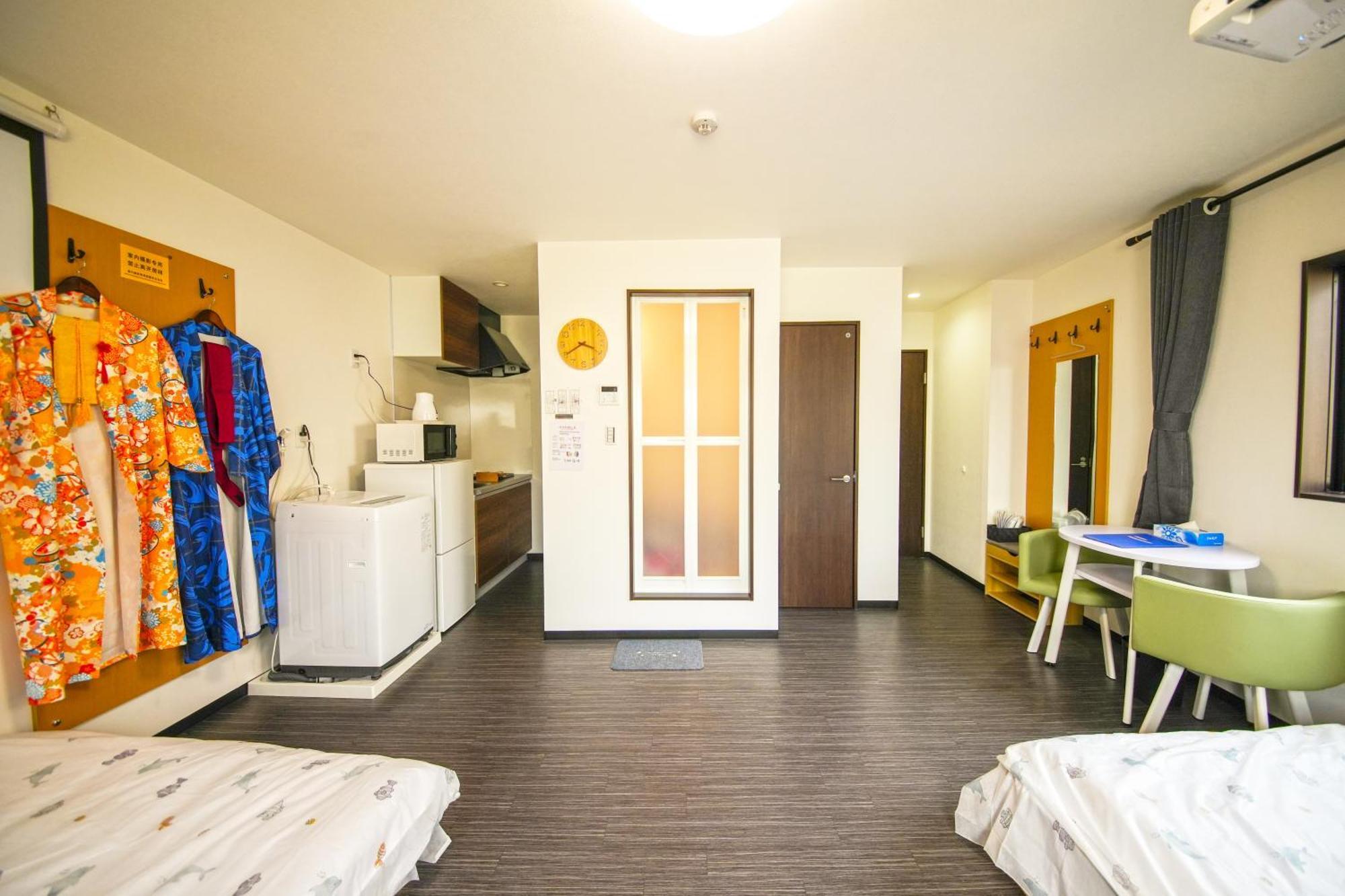 Appartement Blue House I大阪青の舍 I床品只使用一次 I步行8分钟内4站可达 *
