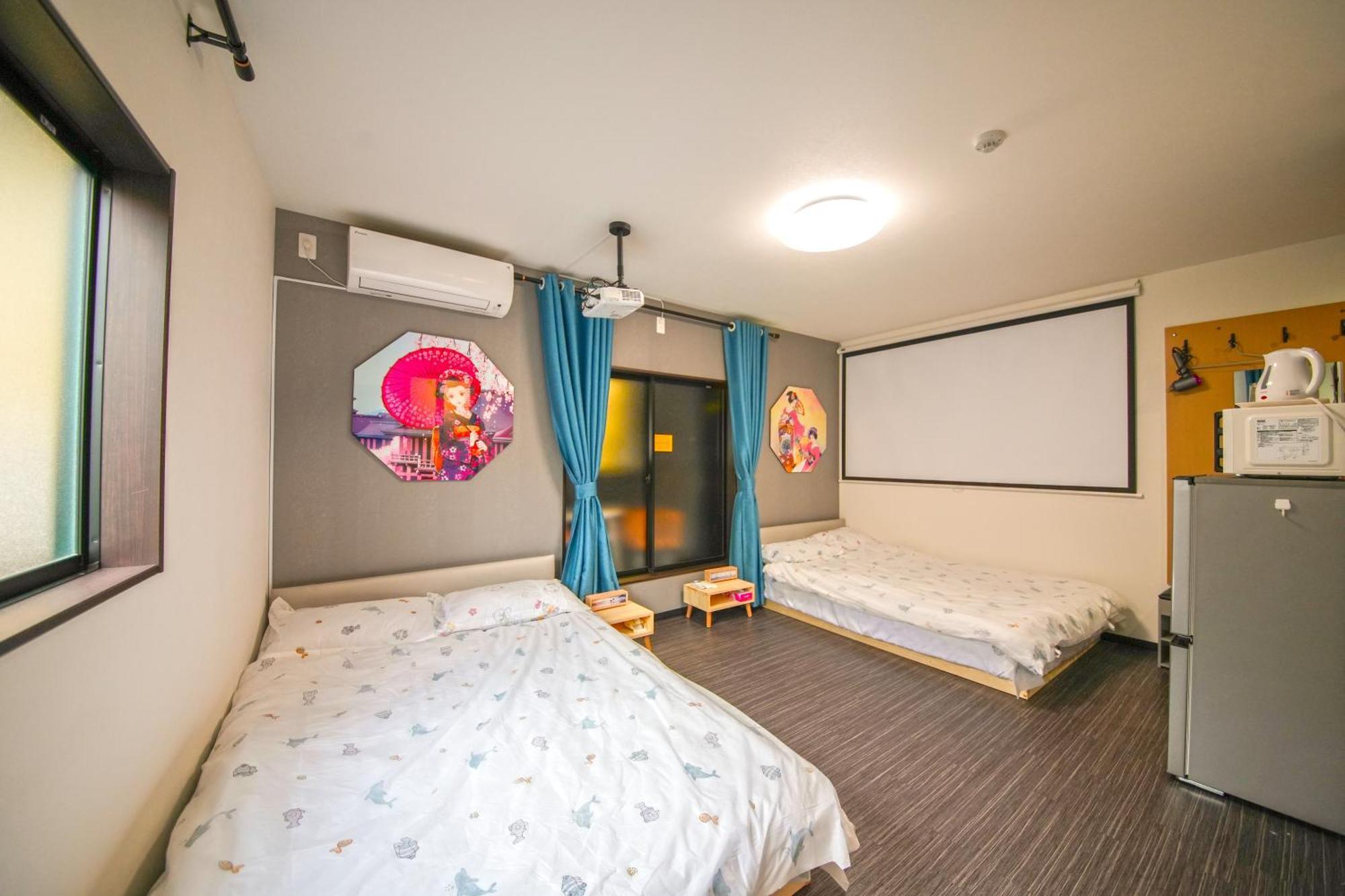 Appartement Blue House I大阪青の舍 I床品只使用一次 I步行8分钟内4站可达 *